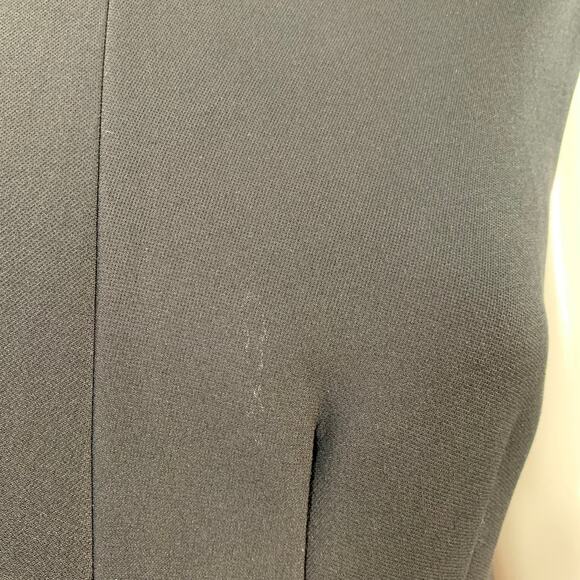 THE ROW Size XS/S Black Wool Silk Sleeveless Oversized Midi Dress - Picture 4 of 6